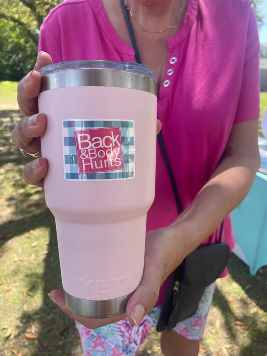 Back and Body Hurts – Sticker