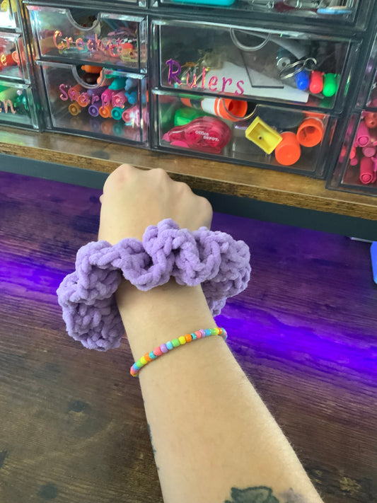 Dream Puff Plush Scrunchie