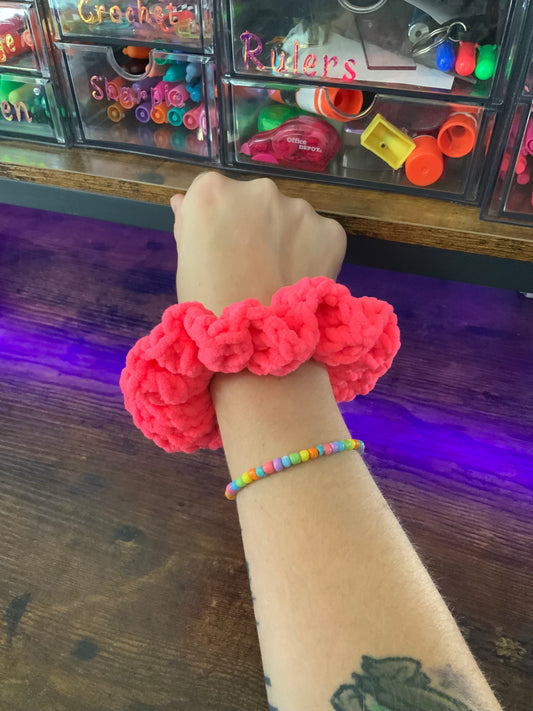 Bubble Pop Plush Scrunchie
