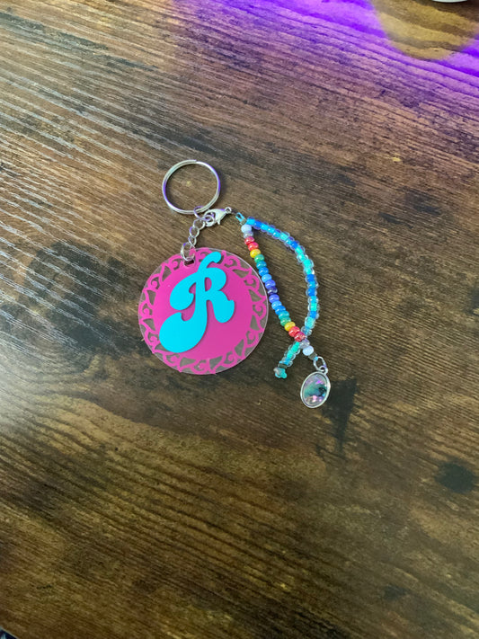 Chaotic Cutie Monogram - Keychain